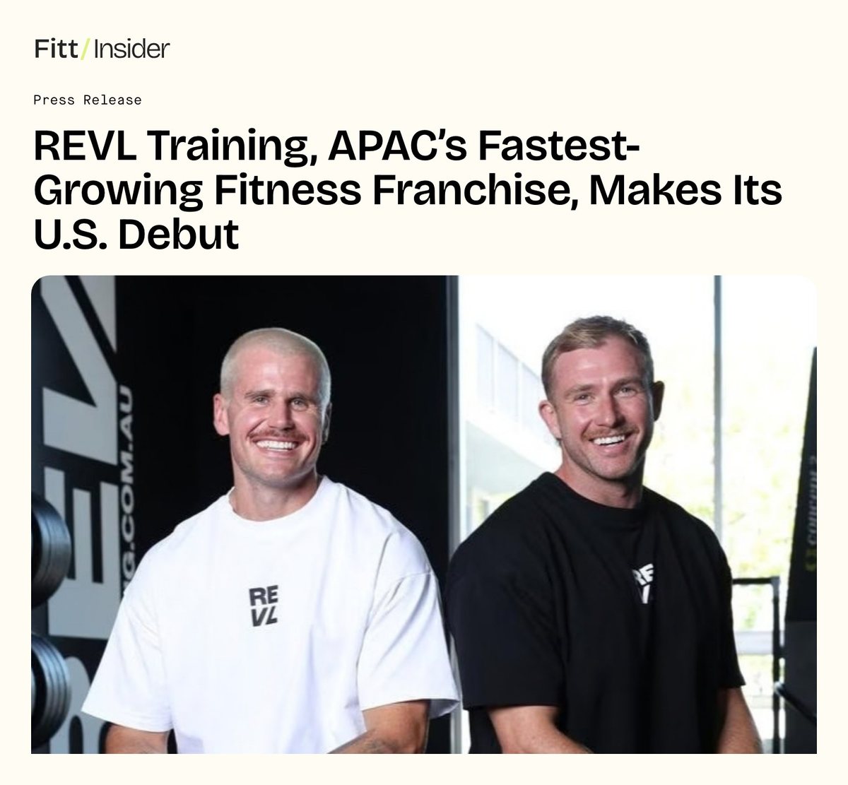 Fitt Insider: REVL makes its U.S. debut
